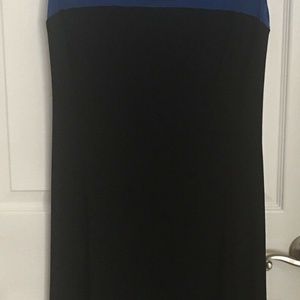 Ralph Lauren Womens Dress Size 8 Black Blue